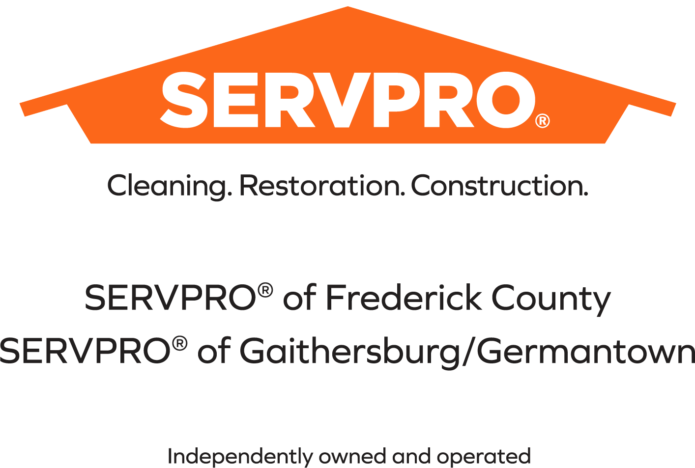 ServPro logo Gaithersburg Germantown Frederick