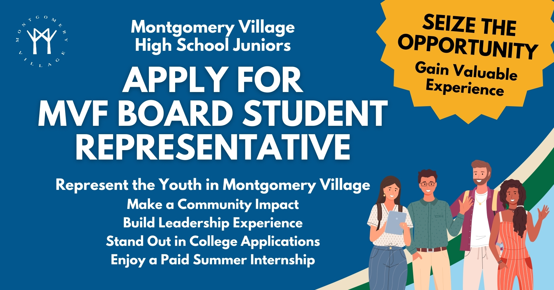 Calling for Student Representatives Graphic