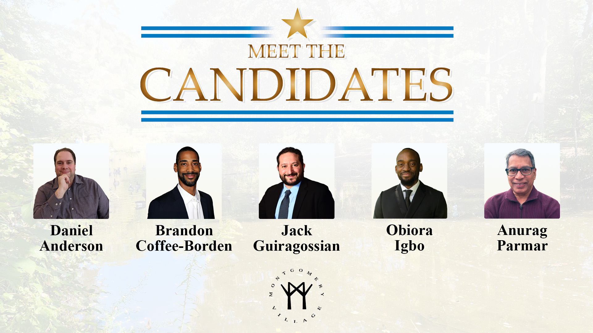Meet the Candidates graphic